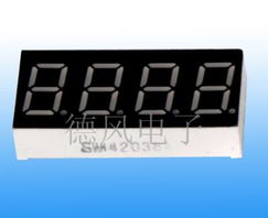 0.36英寸四位高亮数码管 点亮未来的泛光显示技术